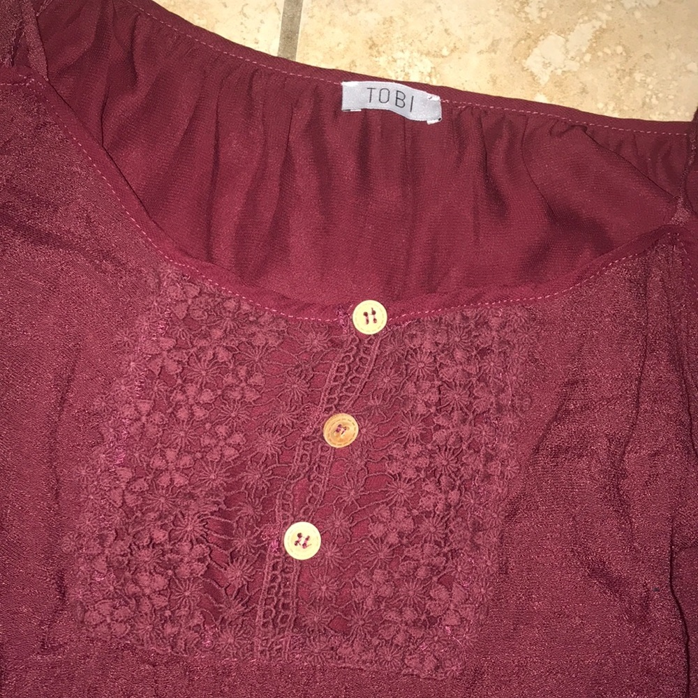 Tobi Boho Top Size Small - Picture 2 of 4